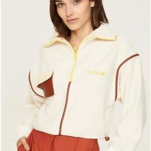 STAUD Women's Cream Fleece